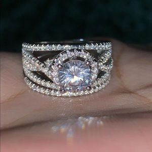 925 sterling silver women-wedding band  ring